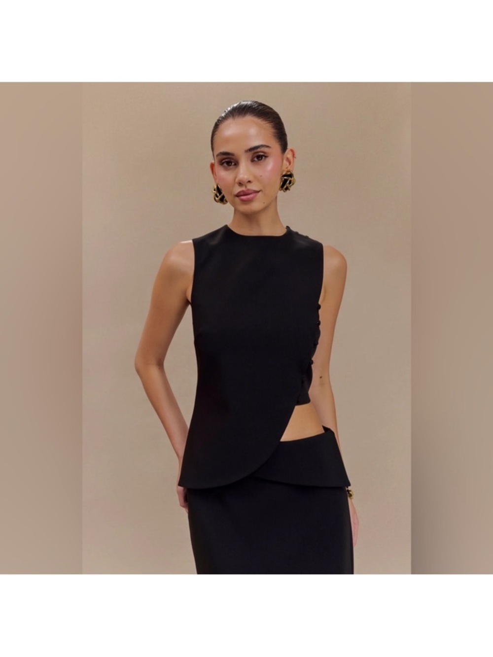 Meshki Astrid Asymmetric Top